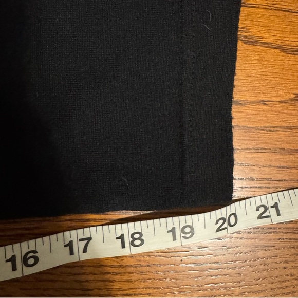 MOYURU Women's Men’s Black Wool Extra Large Pants Button Detail Elastic Waist - Picture 7 of 9